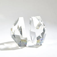 Crystal Bookend Set