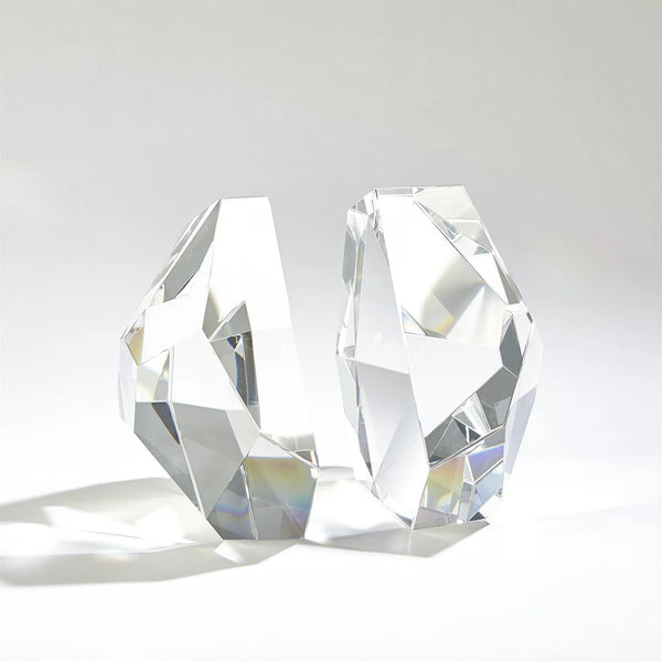 Crystal Bookend Set