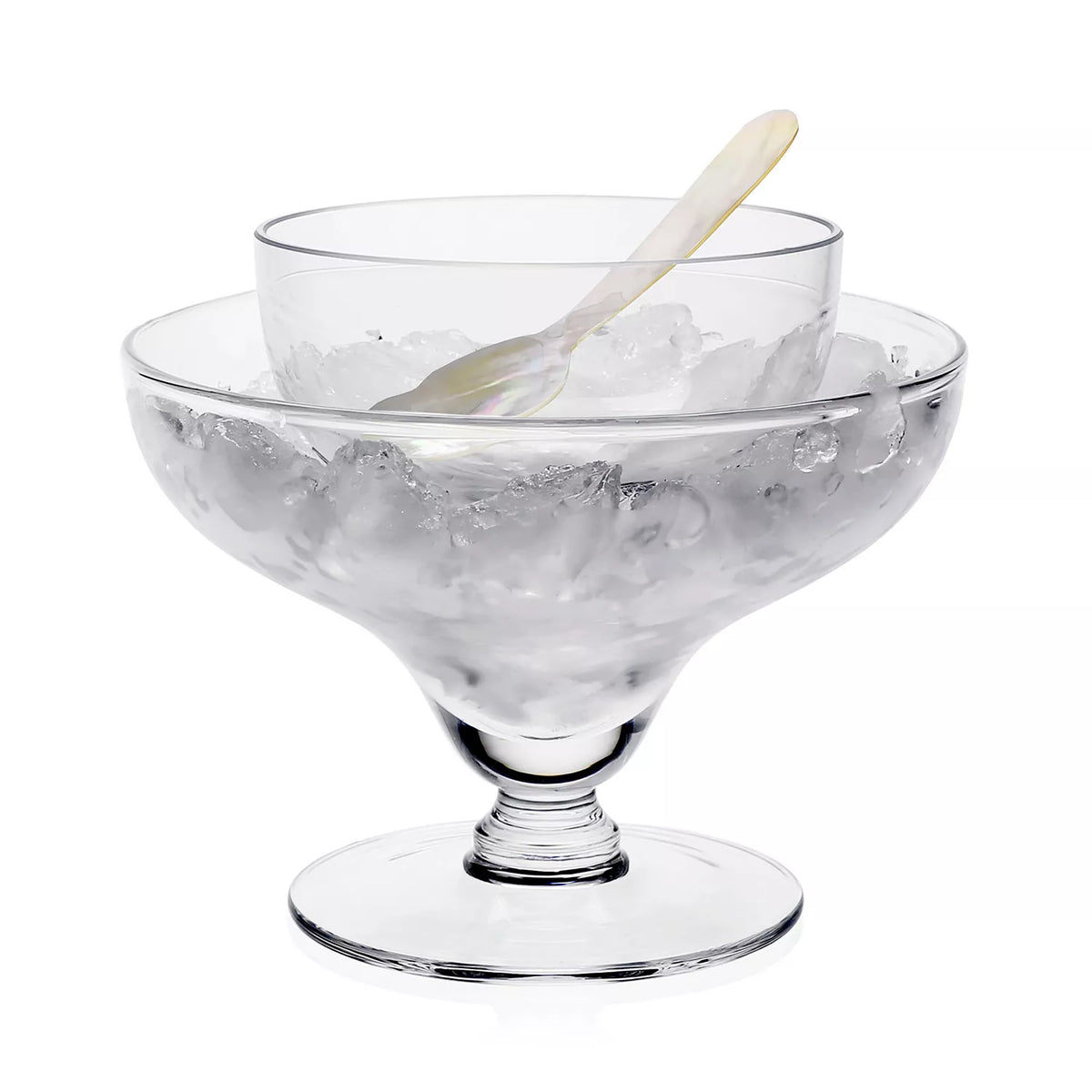 Caspia Seafood/Caviar Server with Spoon