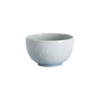 A pale grey Jars - Rosenthal Tourron Dinnerware - Opale stoneware bowl with a subtle crackled glaze finish.