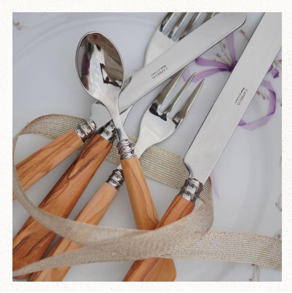 Altea Flatware 5 Piece Setting - Olive Wood
