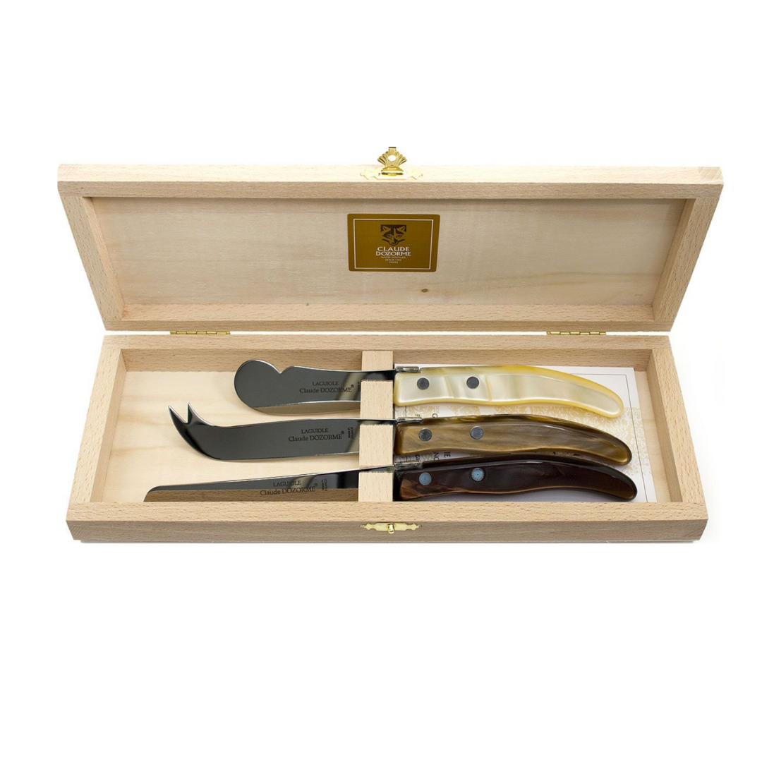 Berlingot Cheese 3 Piece Set - Brown Mix