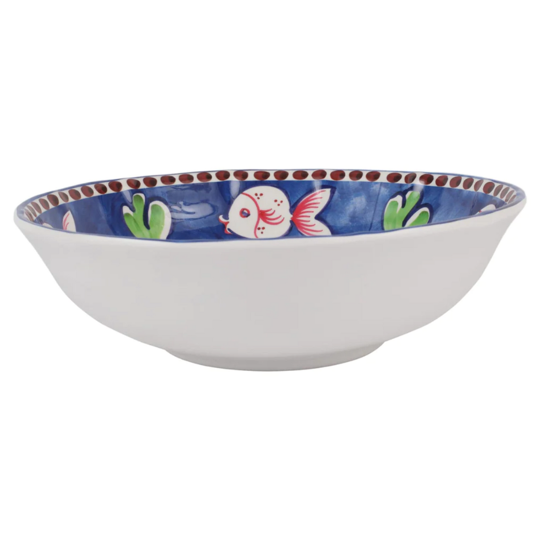 Campagna Pesce Melamine Serving Bowl - Large