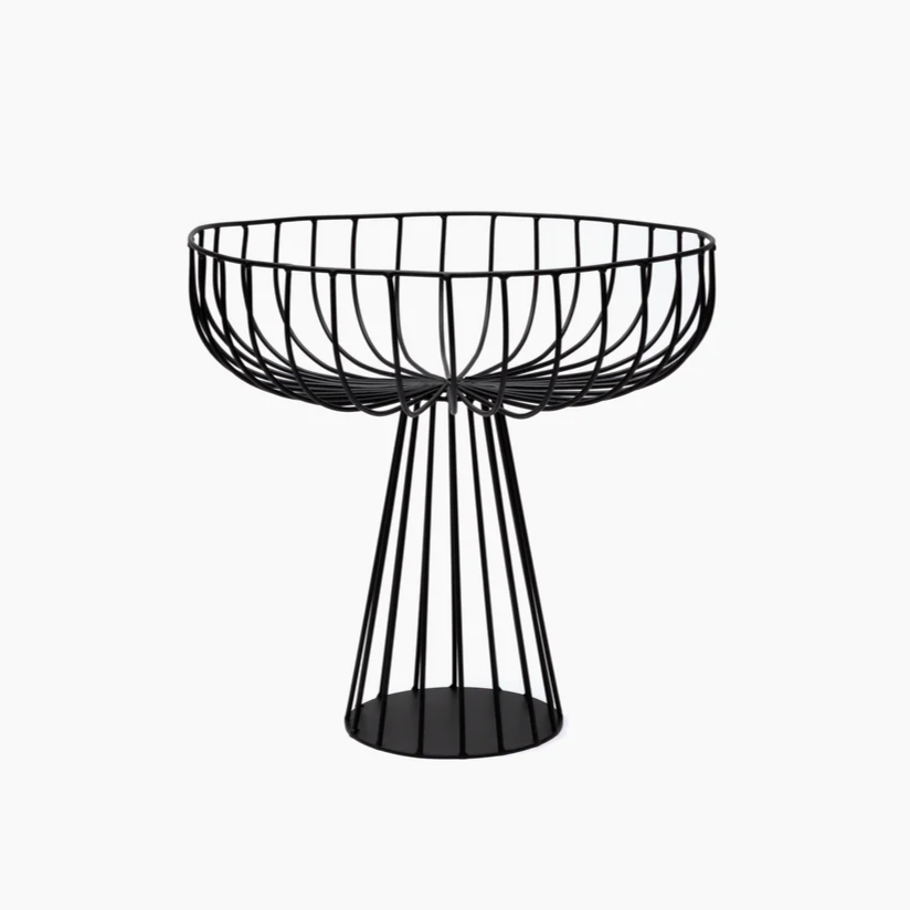 Catu Black Pedestal Basket