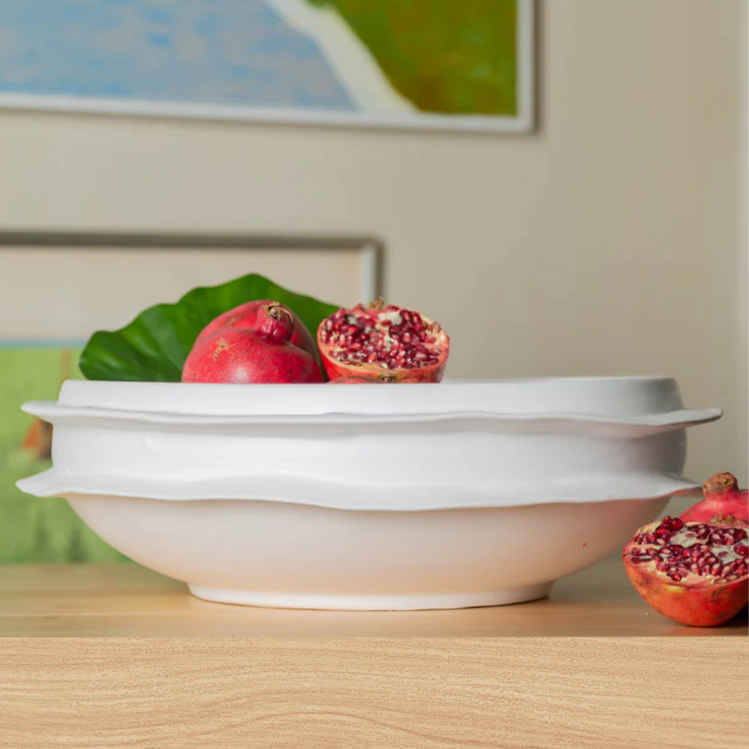 Helux Spiral Bowl Matte White