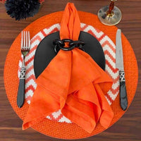 Chain Napkin Ring Black Set of 4