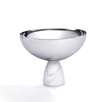 Coluna Carrara Marble Nut Bowl