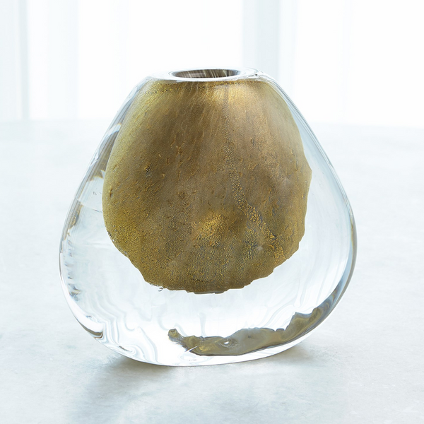 Conical Gold Vase