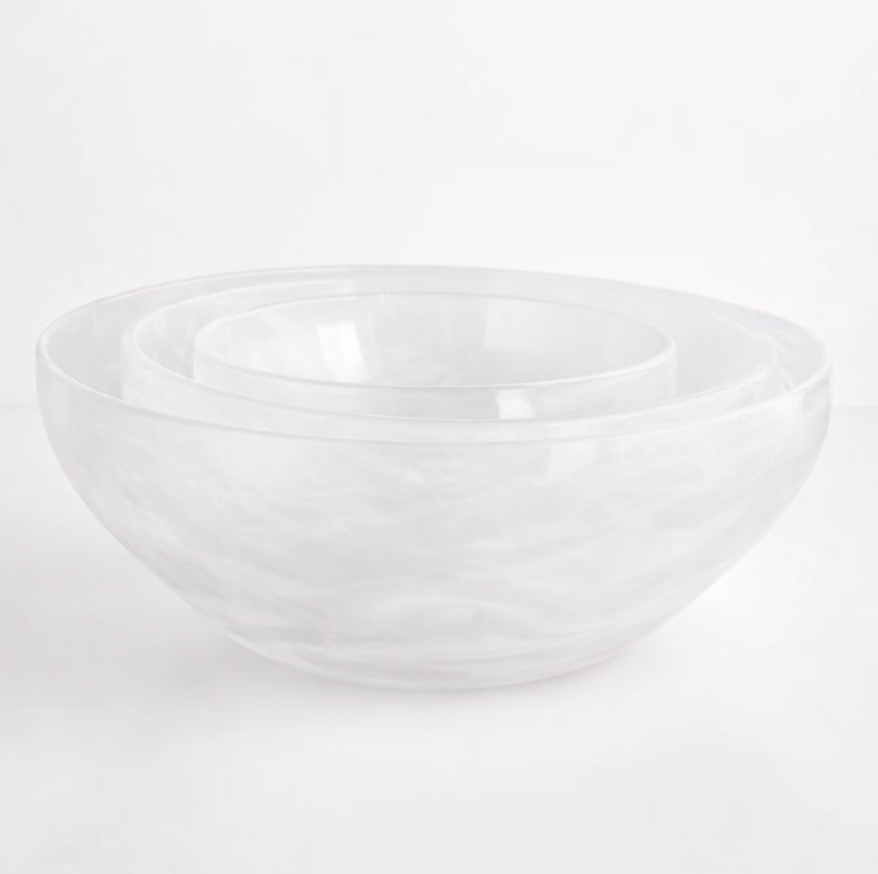 Nesting Bowl White Cotton
