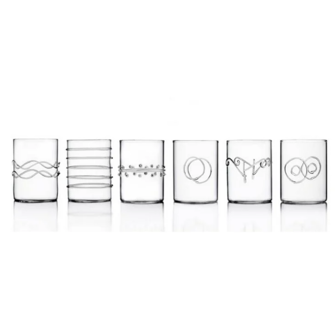 Deco Shot Glass Set of 6