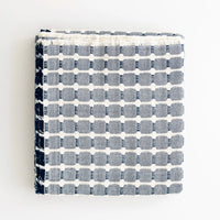 Hopsack Hand Knotted Tablecloth - Ink 53 x 128"