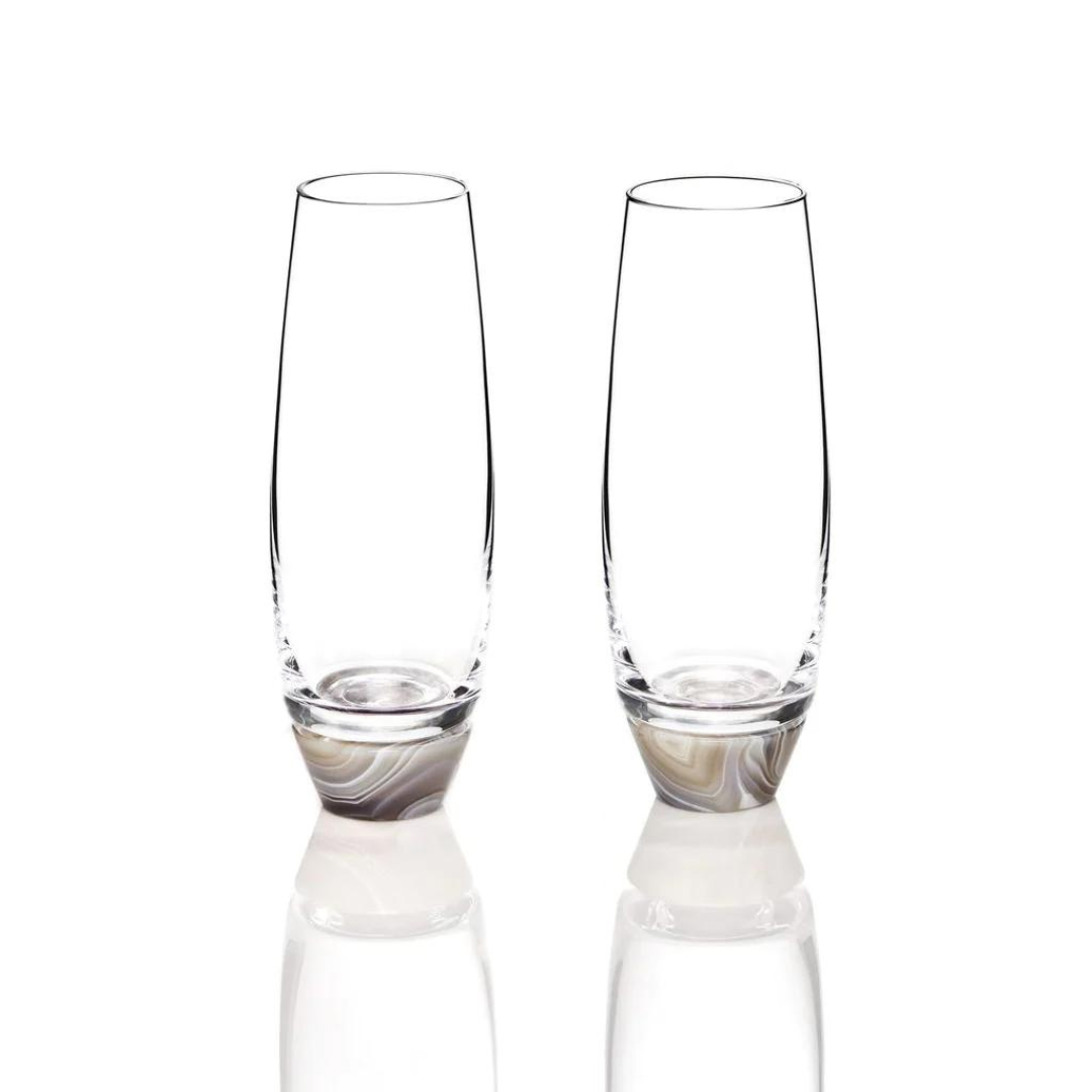 ANNA New York Elevo Champagne Glasses