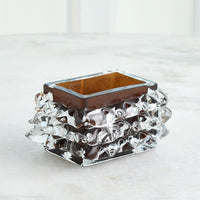 Porcupine Dark Amber Vase