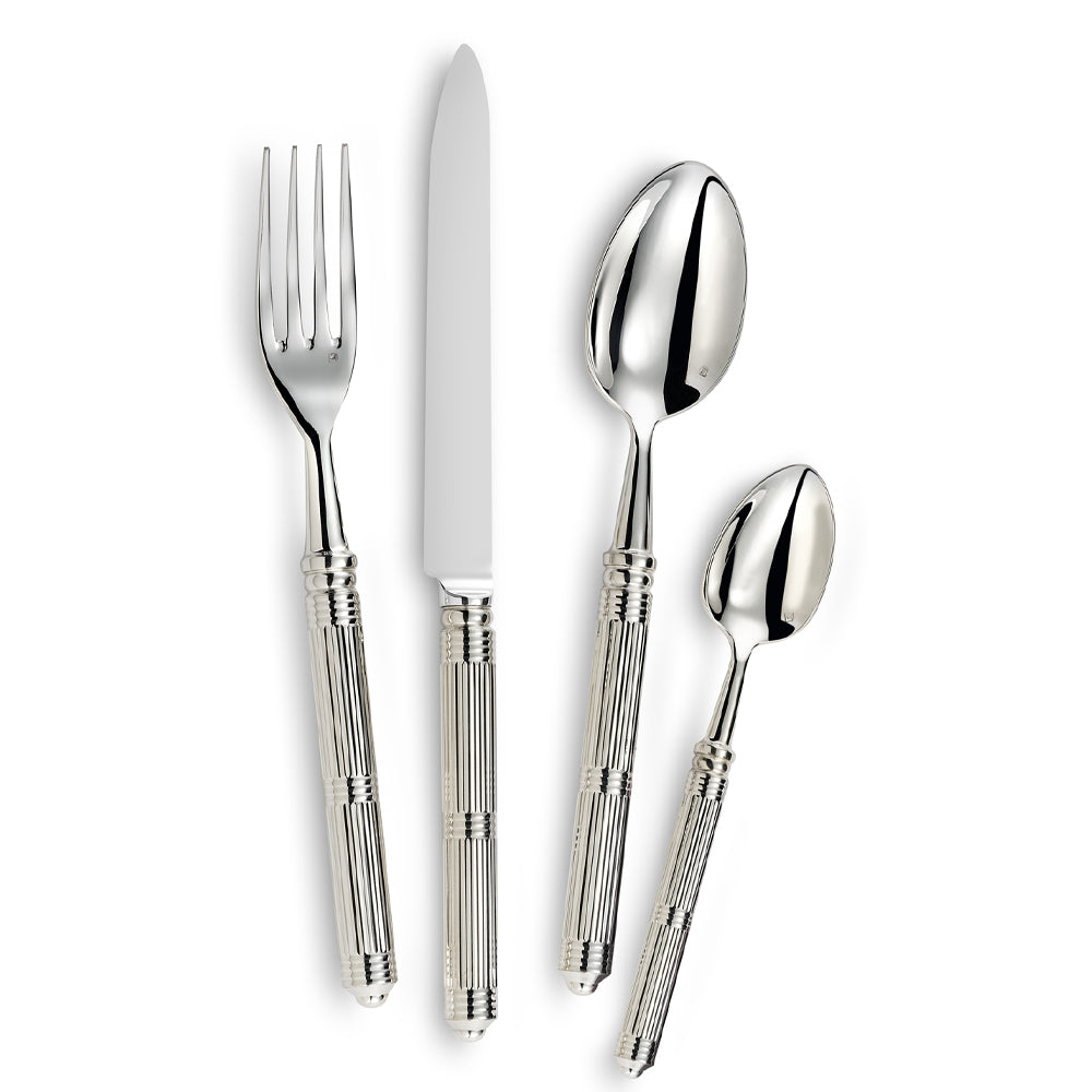 Gatsby Silver Plated 5 Piece Setting