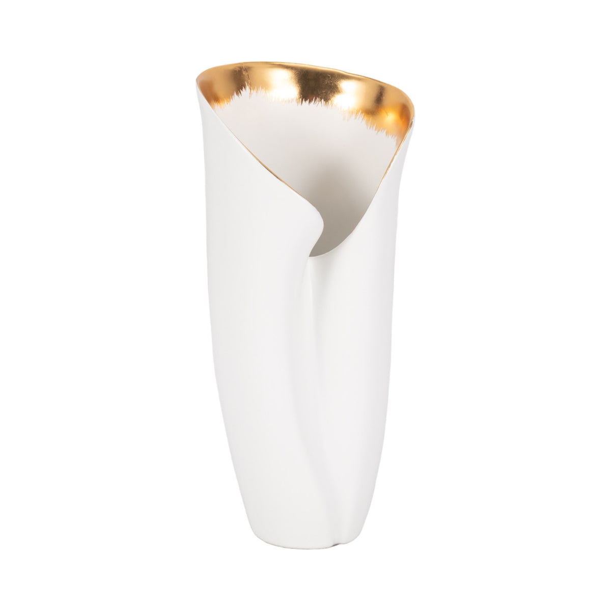 Collie Gold Edge Vase