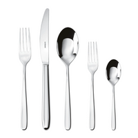 Hannah Flatware 5 Piece Setting - Stainless Steel