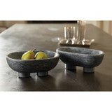 Abby Marble Footed Bowl