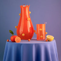 Pollen Bloom Vase - Orange