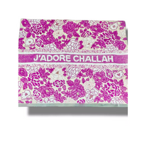 Beaded J’Adore Pink Challah Cover