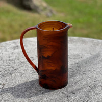 Dawn Resin Swirl Pitcher Brown