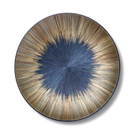 Split Midnight Blue Round Centerpiece 18"