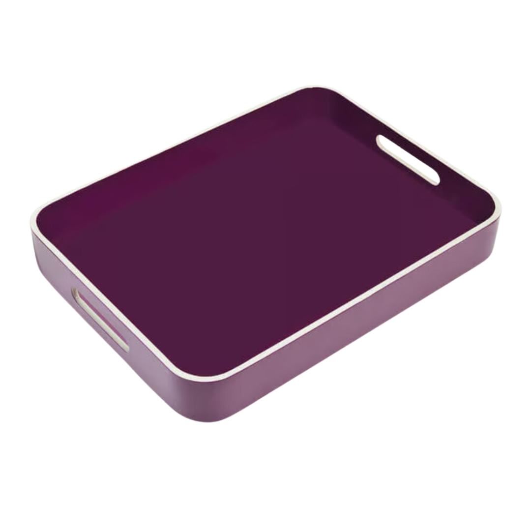 Lacquer Tray Plum