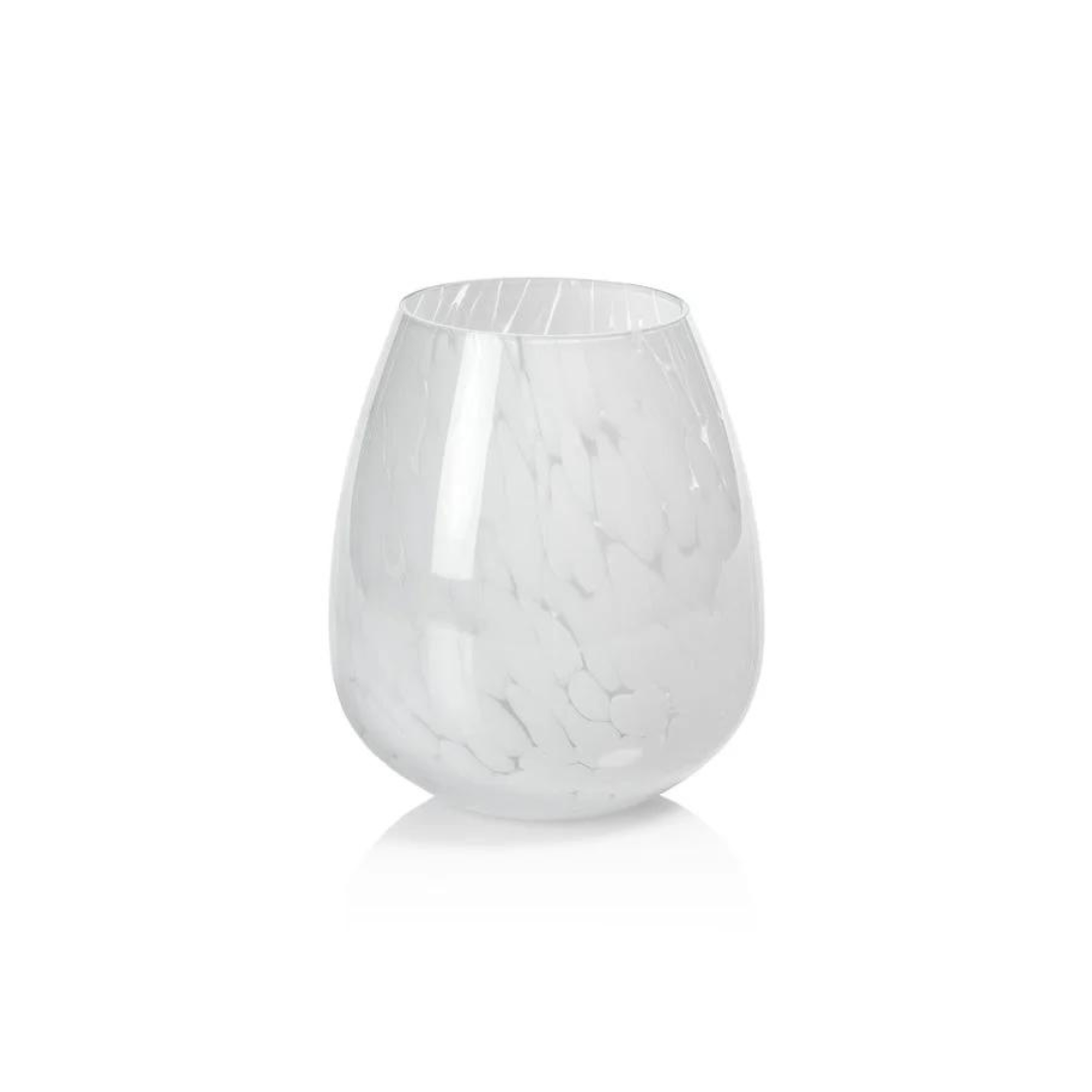 Liguria Confetti Vase White small. 