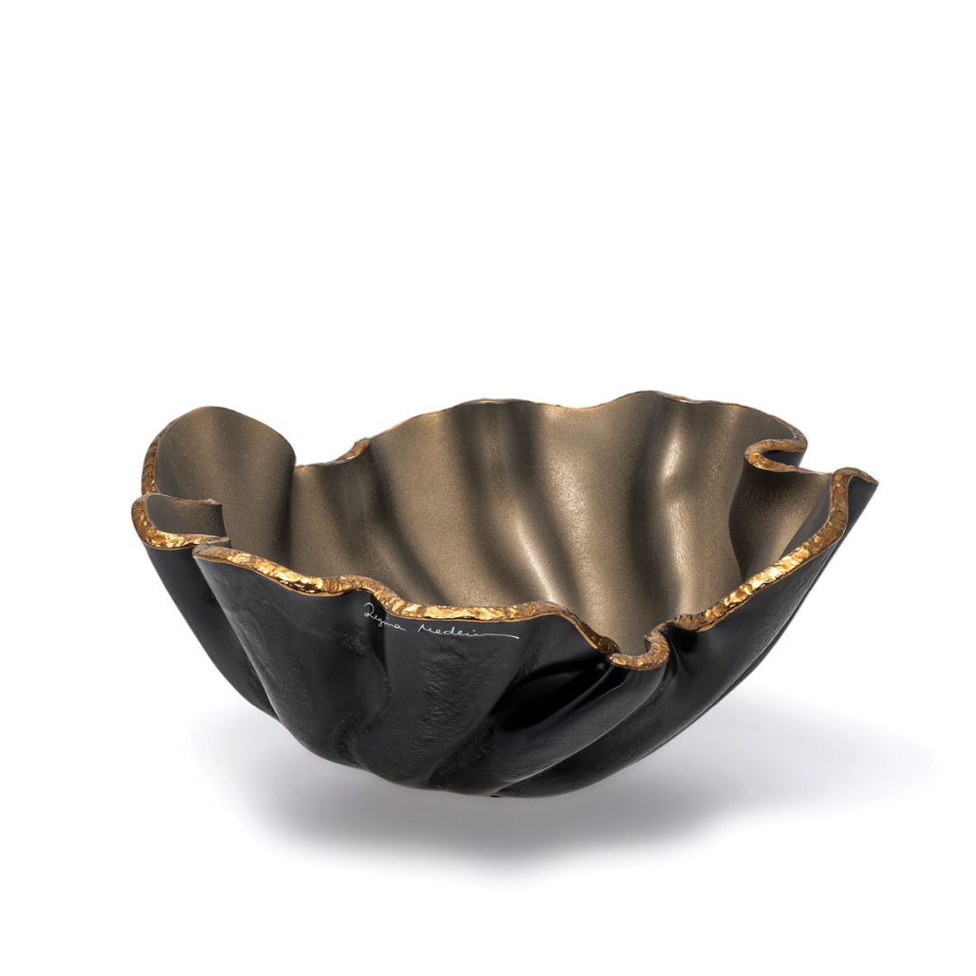 Lirio R Matt Black & Bronze Bowl