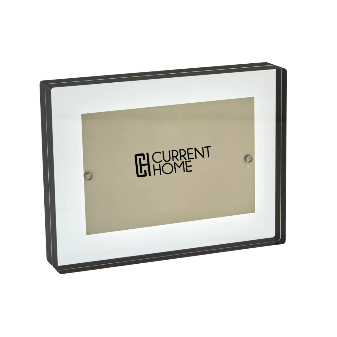 Metallic Block Lip Frame Black (4x6)