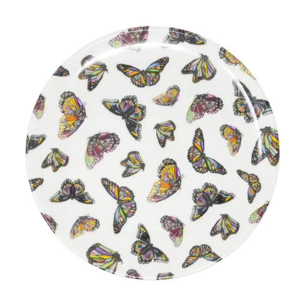 Butterflies Melamine Dinnerware Set of 4