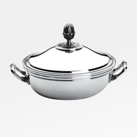 Malmaison Silver Plated Vegetable Dish with Lid