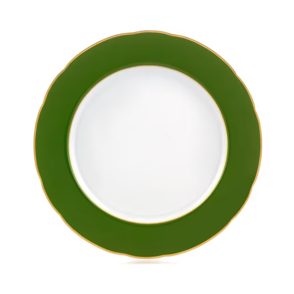 Marie Antoinette Charger Plate - Green