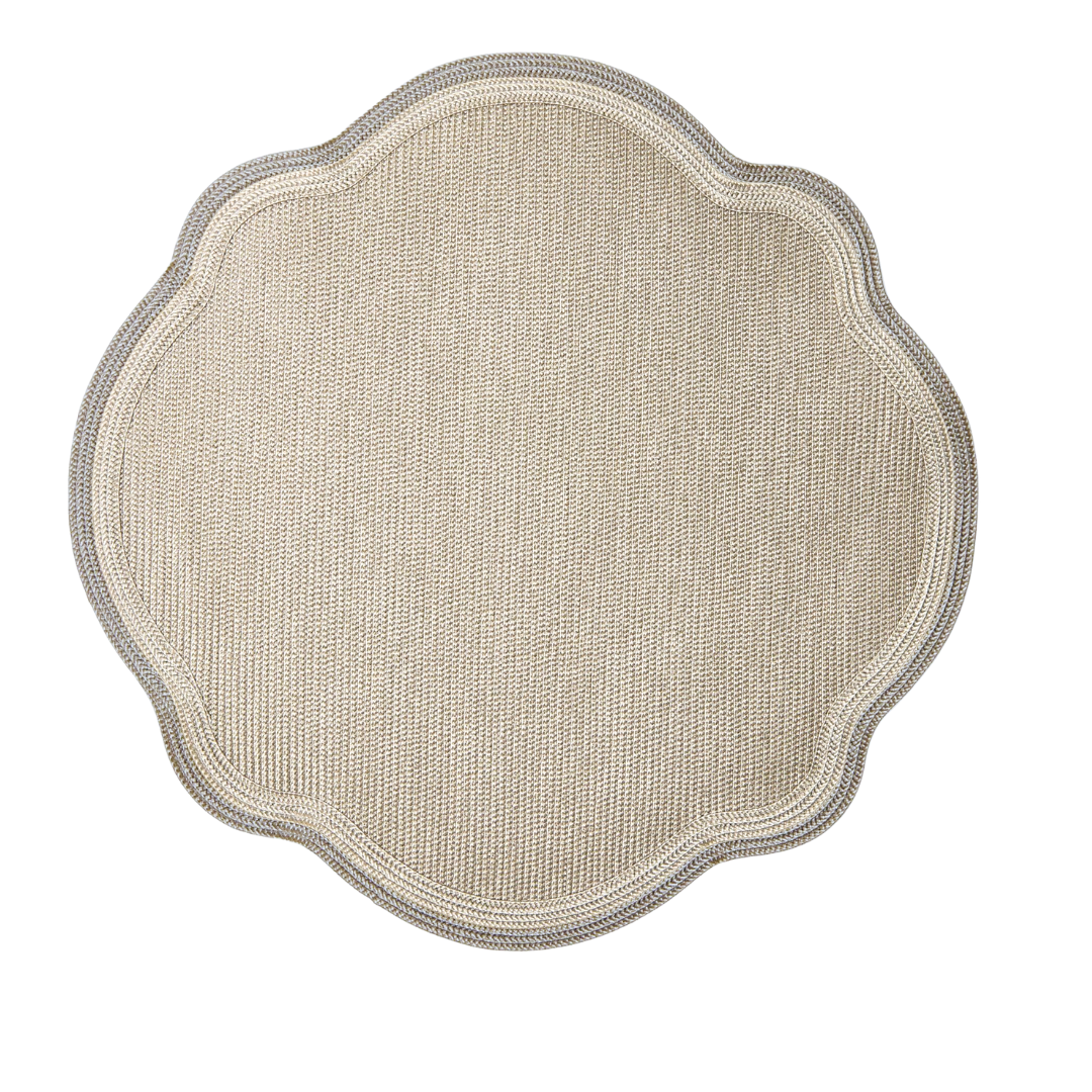 Harvest Monticello Placemat Espresso & Sand Set of 4