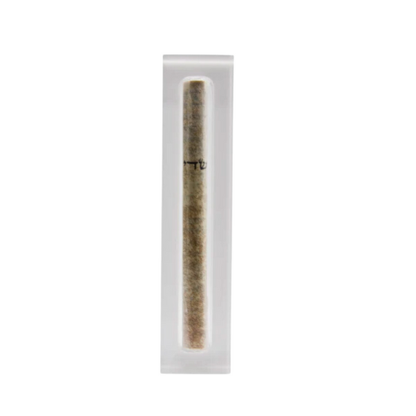 Mezuzah Acrylic White Case