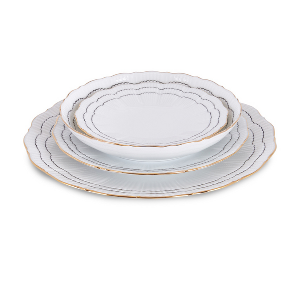 Coral Dinnerware Black