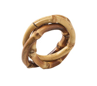 Bamboo Trinity Napkin Ring Set of 4