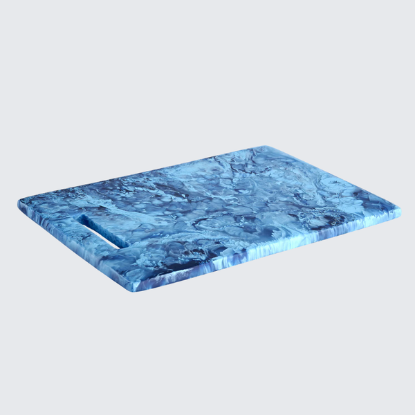 Swirl Colored Resin Rectangle Chopping Board