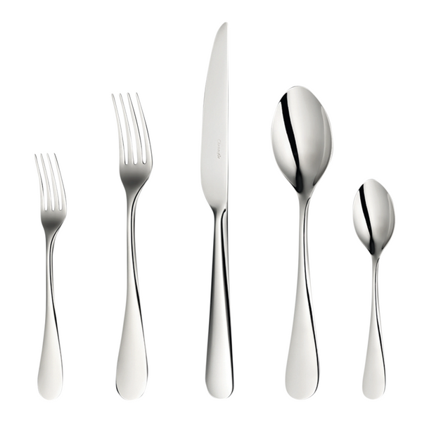 Origine Flatware 5 Piece Setting - Stainless Steel – Current Home NY Origine Flatware 5 Piece Setting - Stainless Steel – Current Home NY