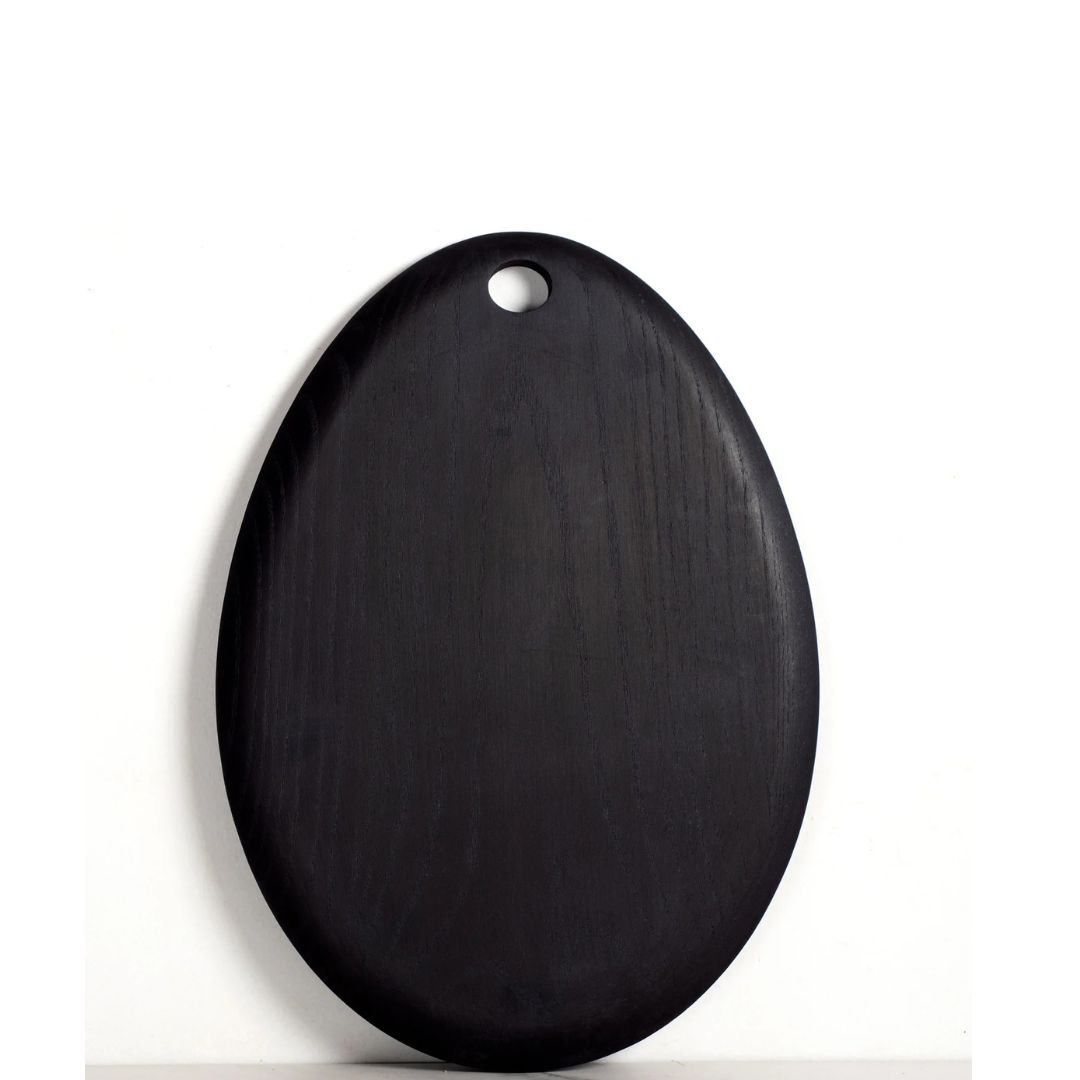 Ebonized Ash Oval Serving Board - Small