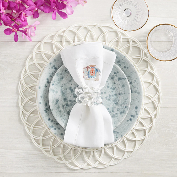 Alfresco Placemat White Set of 4