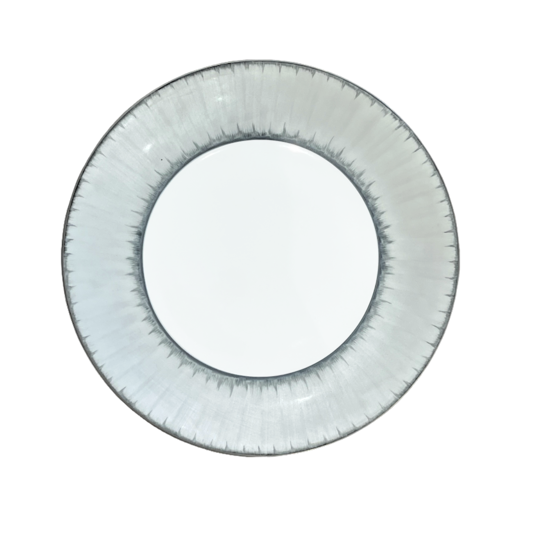 Marie Daage Ruban Dinnerware Platinum Rim