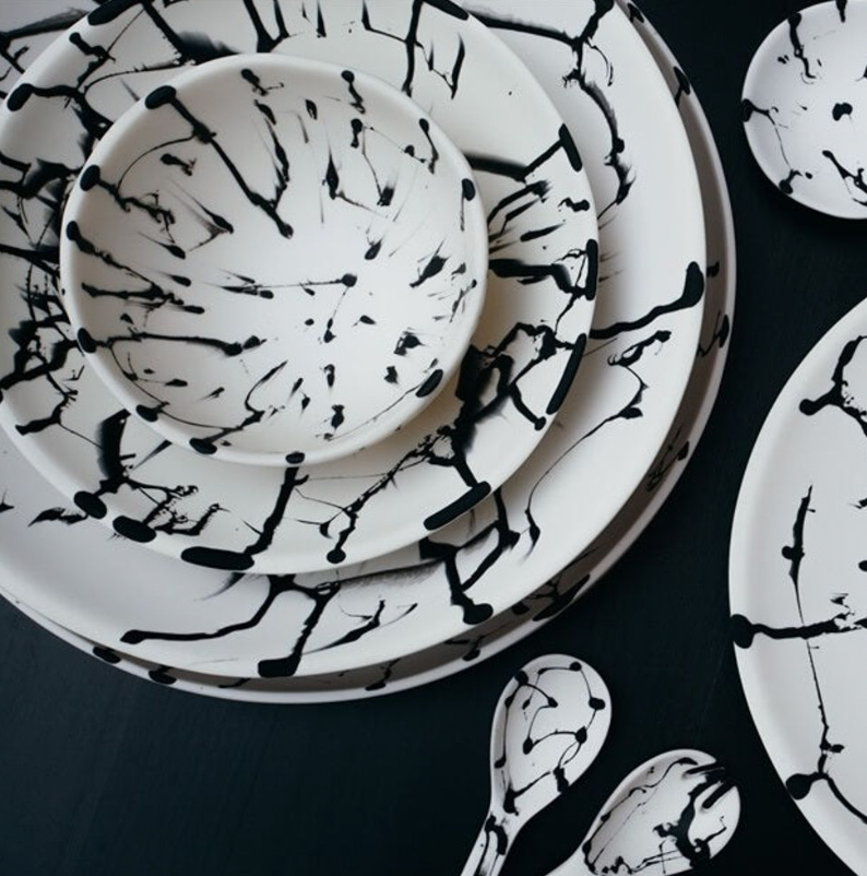 LUXE Resin Splattered Everyday Bowl