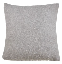 Faux Mohair Pillow Grey