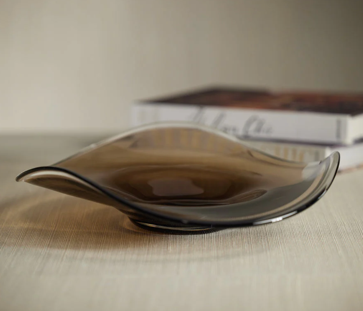 Tropezana Wave Bowl Taupe