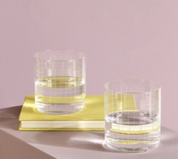 Finesse Grid Whiskey DOF Glass Set of 4