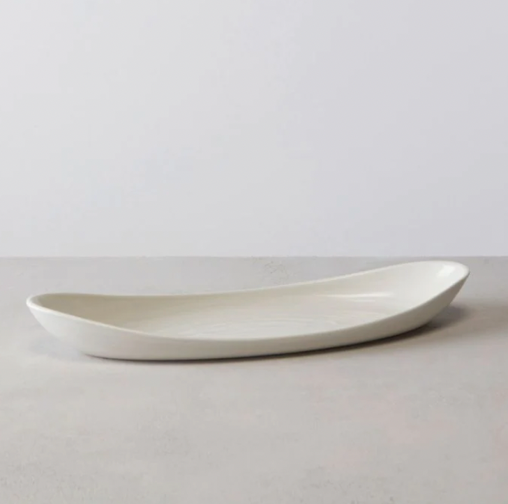 Barre Serving Platter Alabaster - Medium