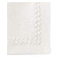 Pearls Napkin Set of 4 White