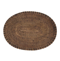 Rattan Oval Placemat Set of 4