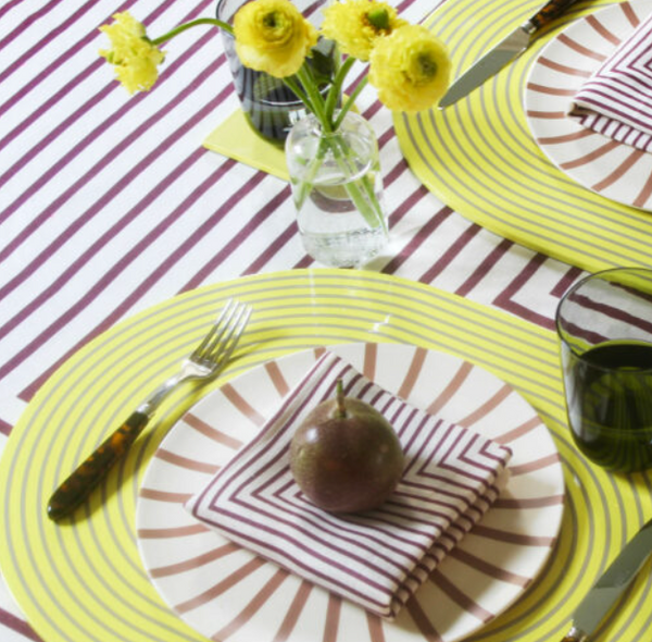 Lacquer Stripe Placemat Set of 4