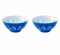 Rialto Glass Bowls  Duchess Blue - Set of 2